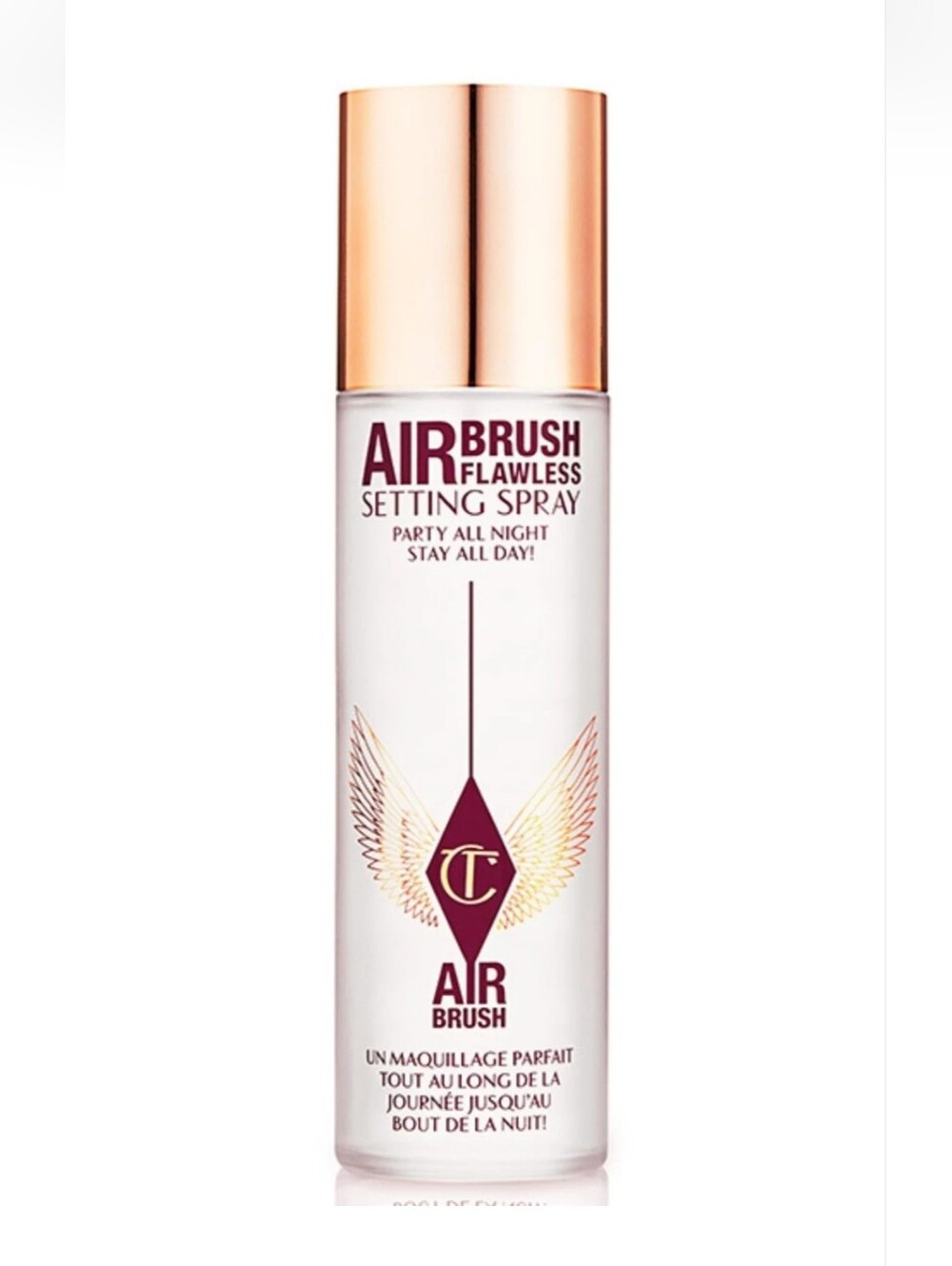 Charlotte Tilbury Airbrush Flawless Setting Spray - Gold on Brown